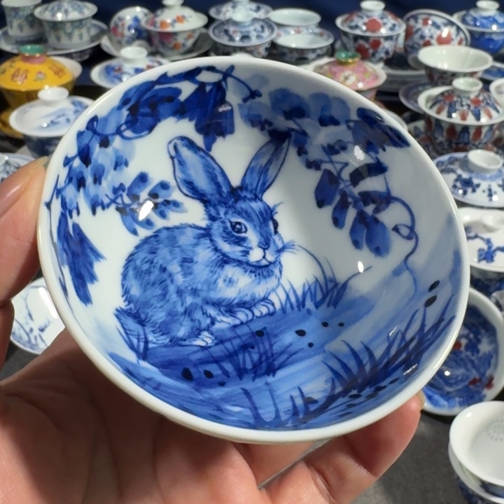 景德镇手工手绘杯