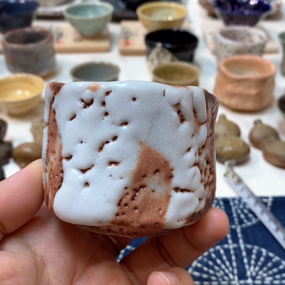 柴烧侘寂粗陶茶具