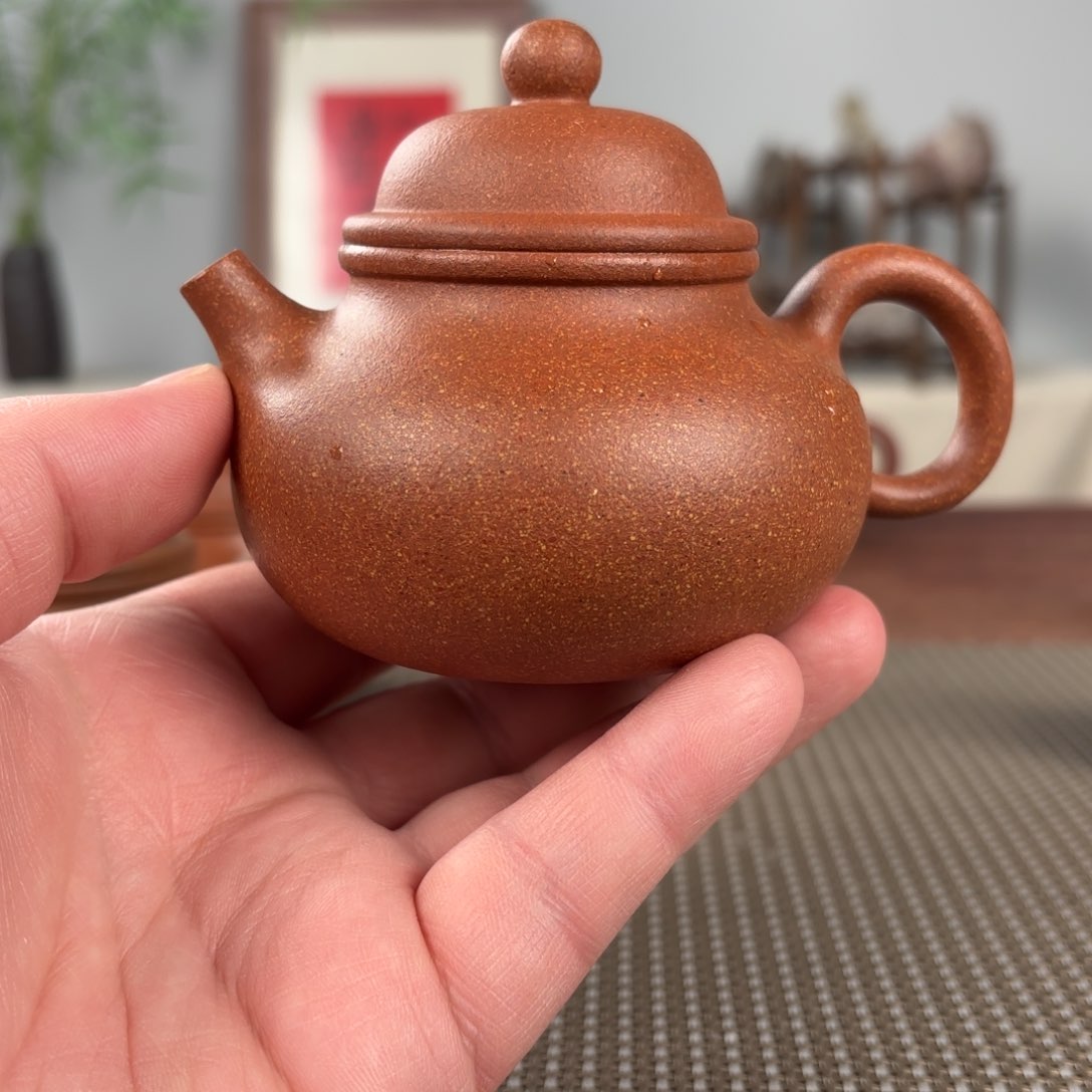 紫砂茶壶黄龙山原矿紫砂壶190