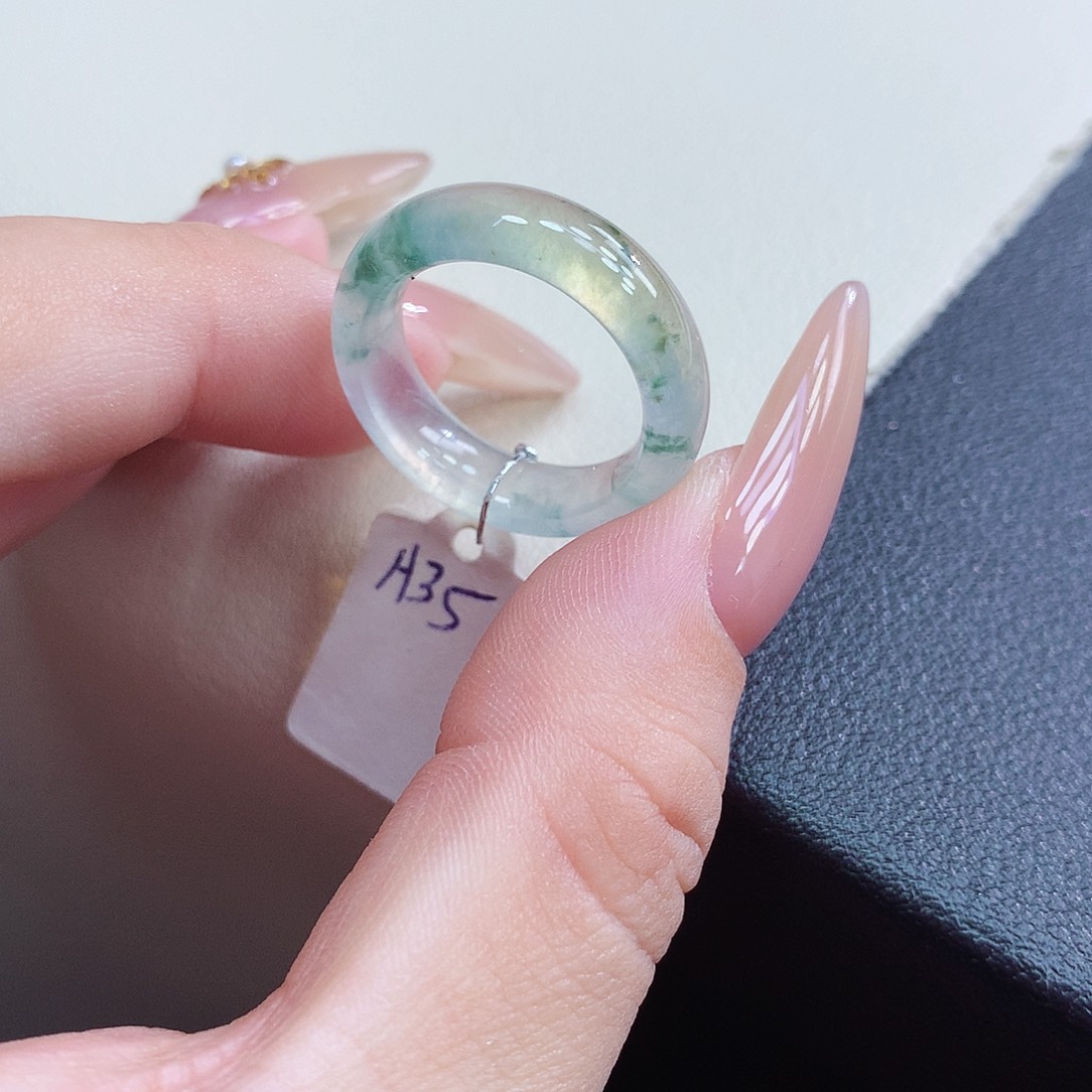 未镶嵌戒指翡翠12号