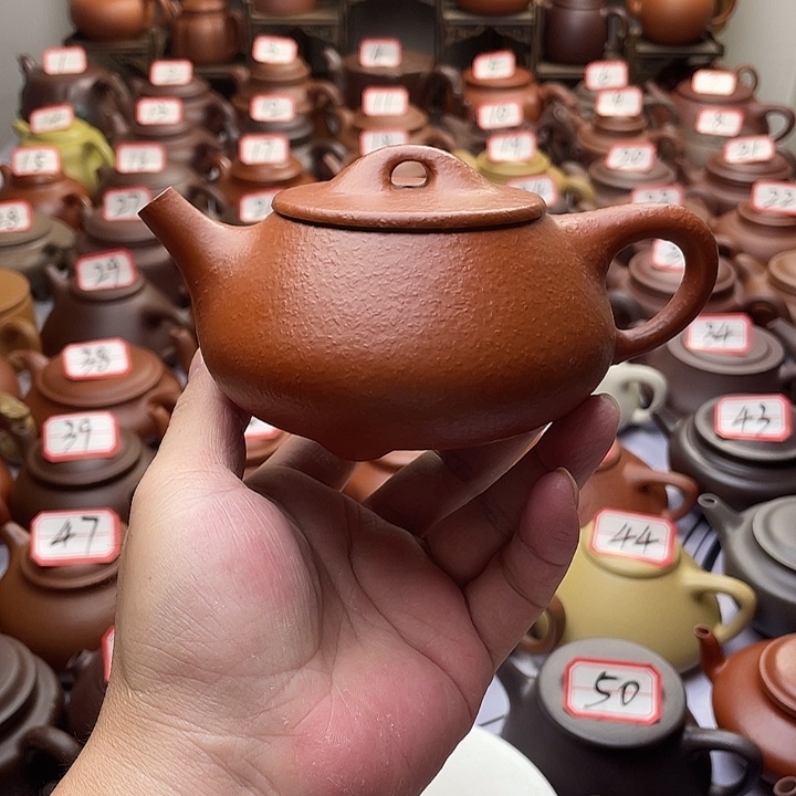 茶壶紫砂微瑕半手工