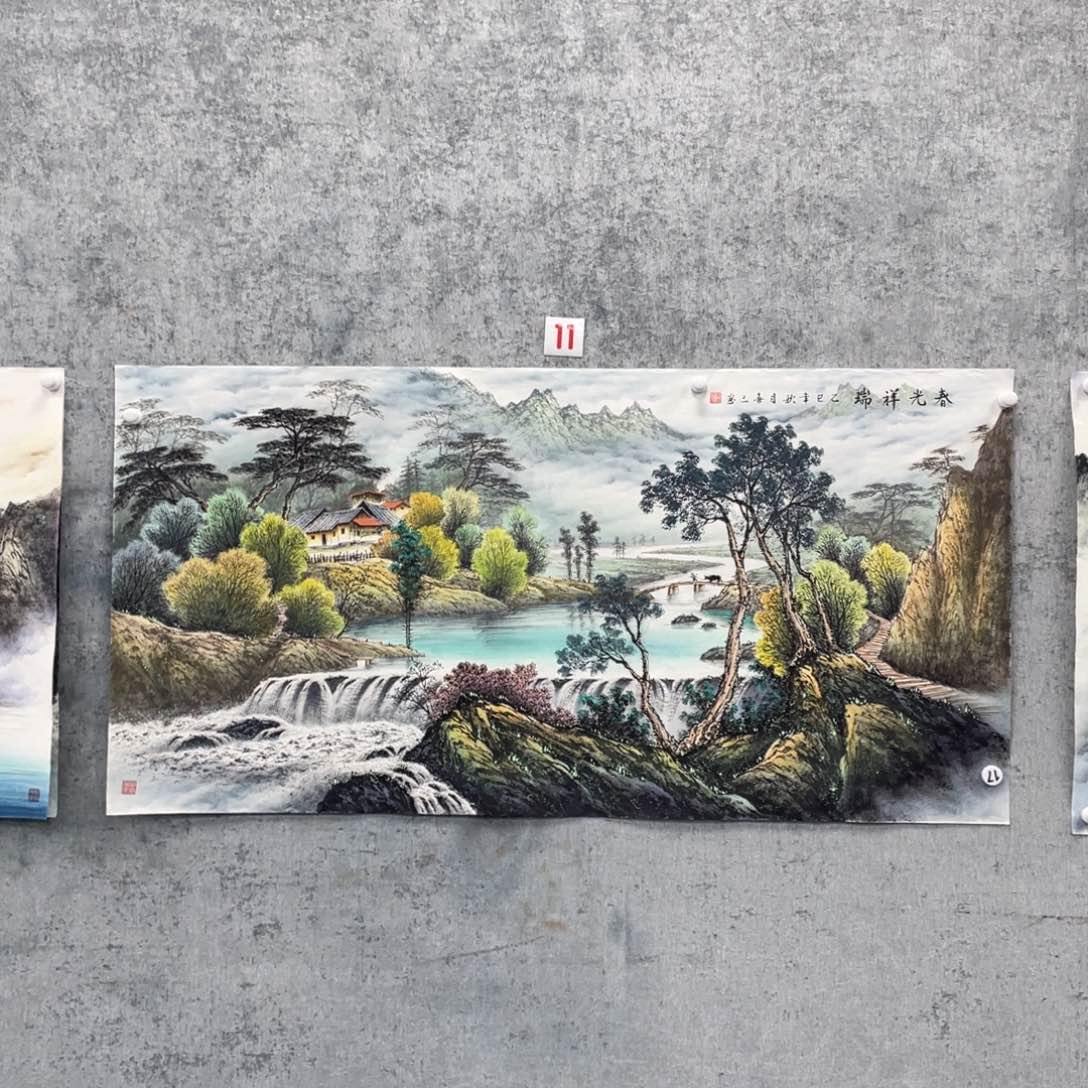 国画卡*绘画作品黄喜三画芯