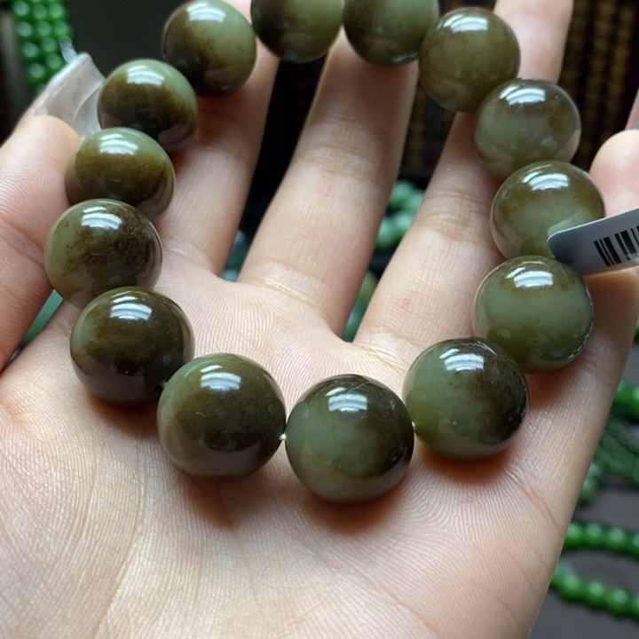 和田玉手串未镶嵌