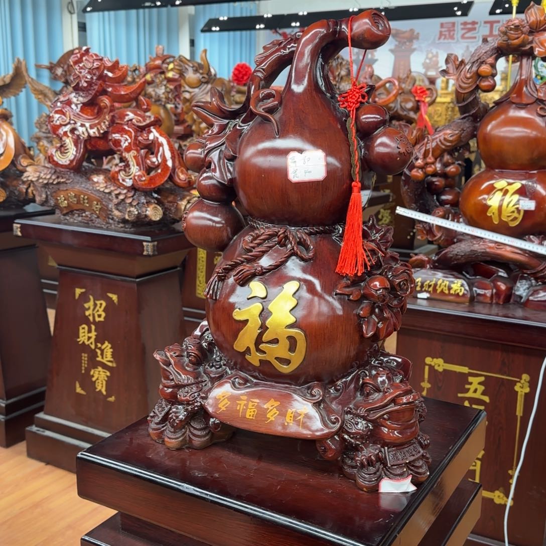 木红木纹单葫芦（60*40）