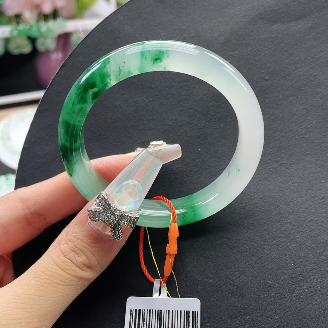 橙****石英质玉手镯未镶嵌51.5