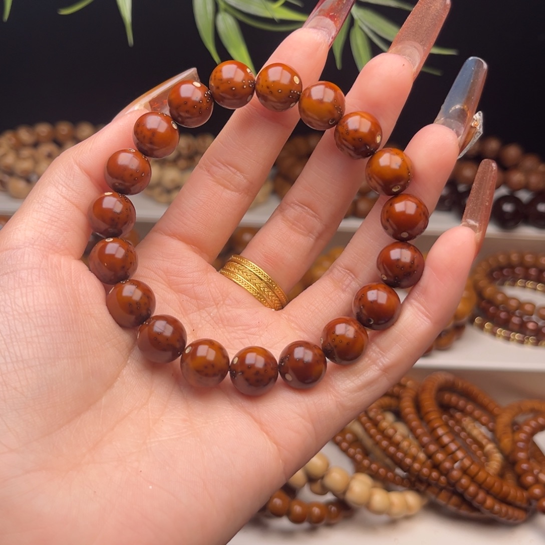 紫金鼠手串11光珠