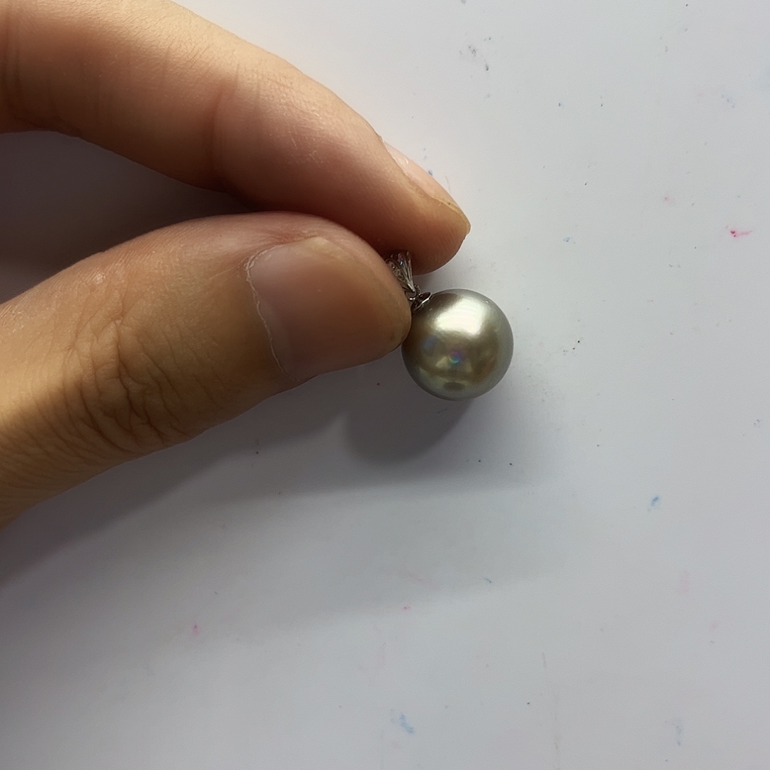 海水珍珠18K金镶嵌颈饰