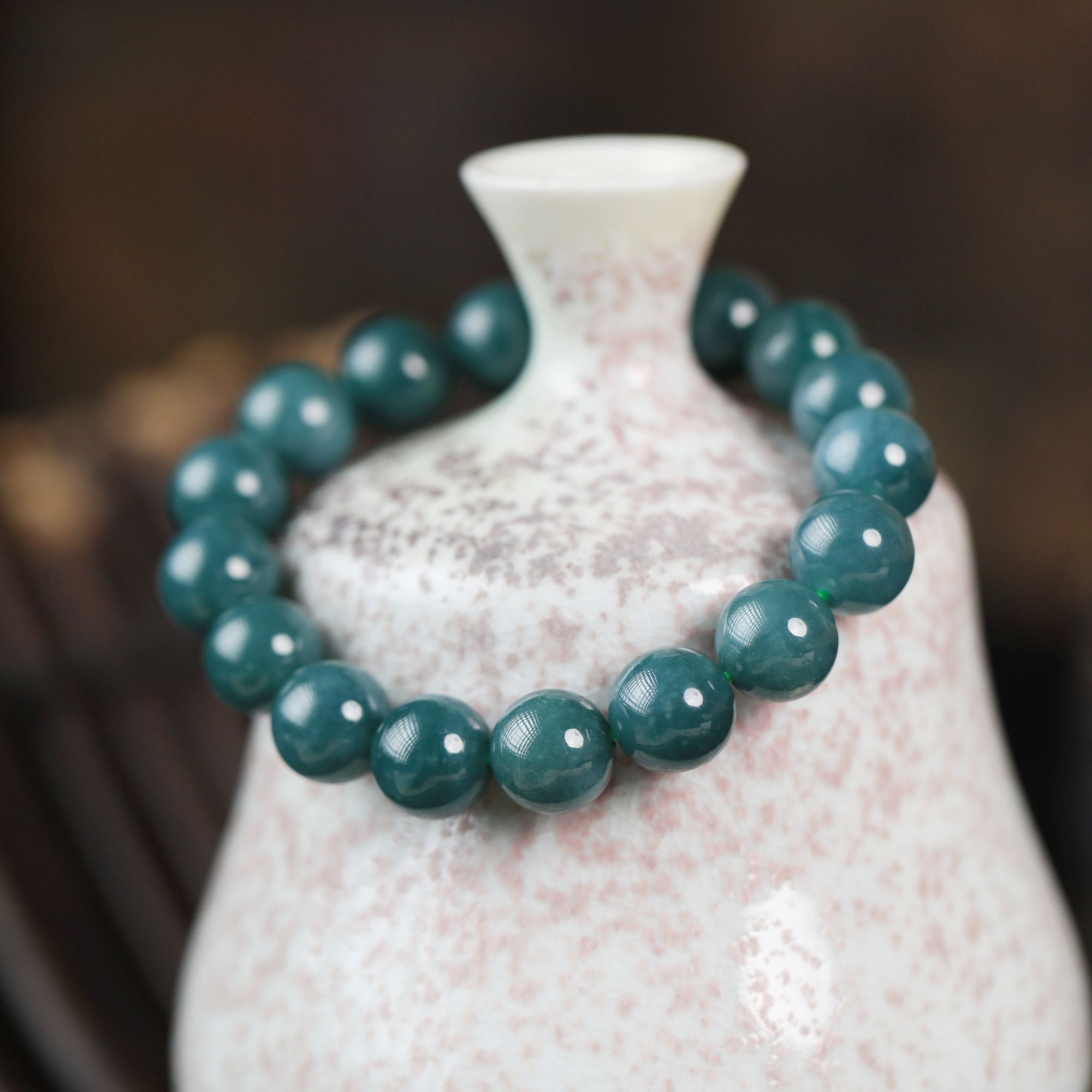 【巴铁专享】天然翡翠手串11-12mm多样性发其一