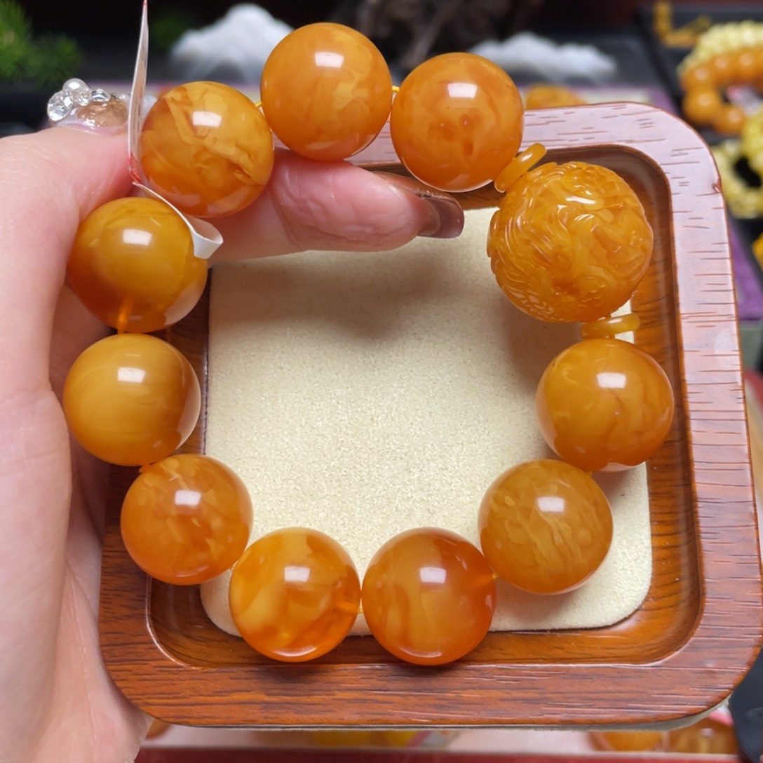 蜜蜡手链未镶嵌手串