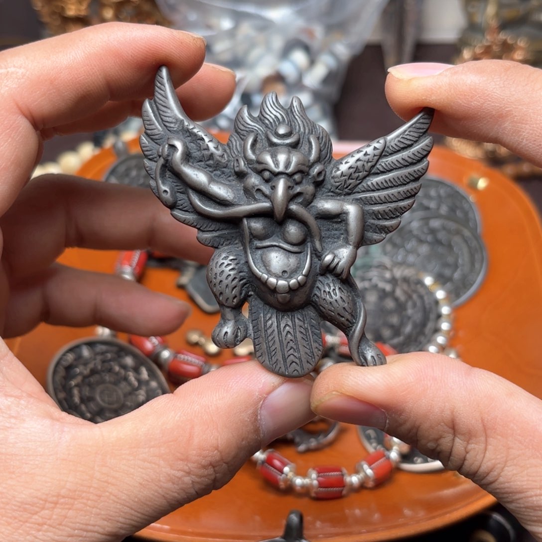 简*铜星月菩提吊坠项链