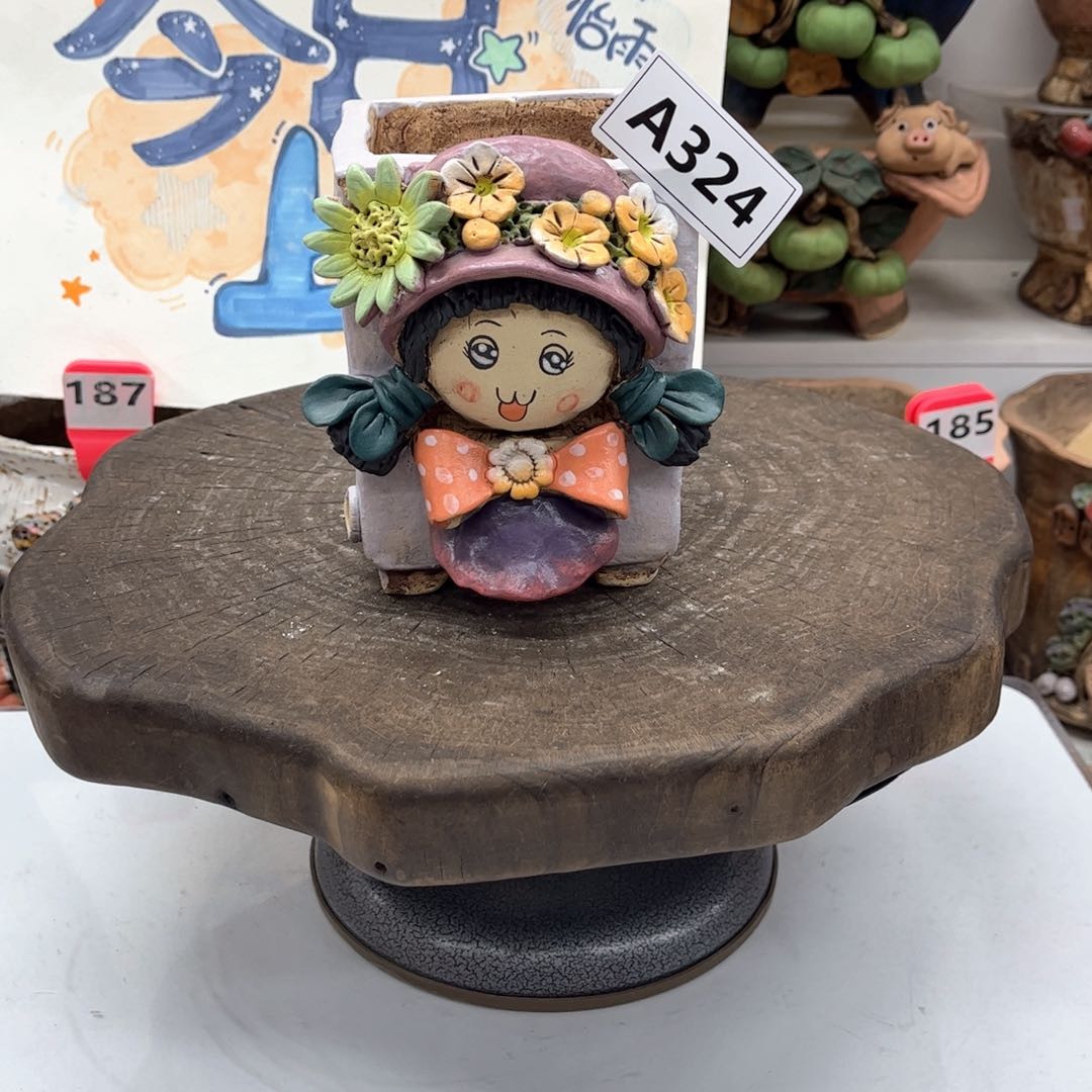 红陶s*n花盆324瑕疵西西