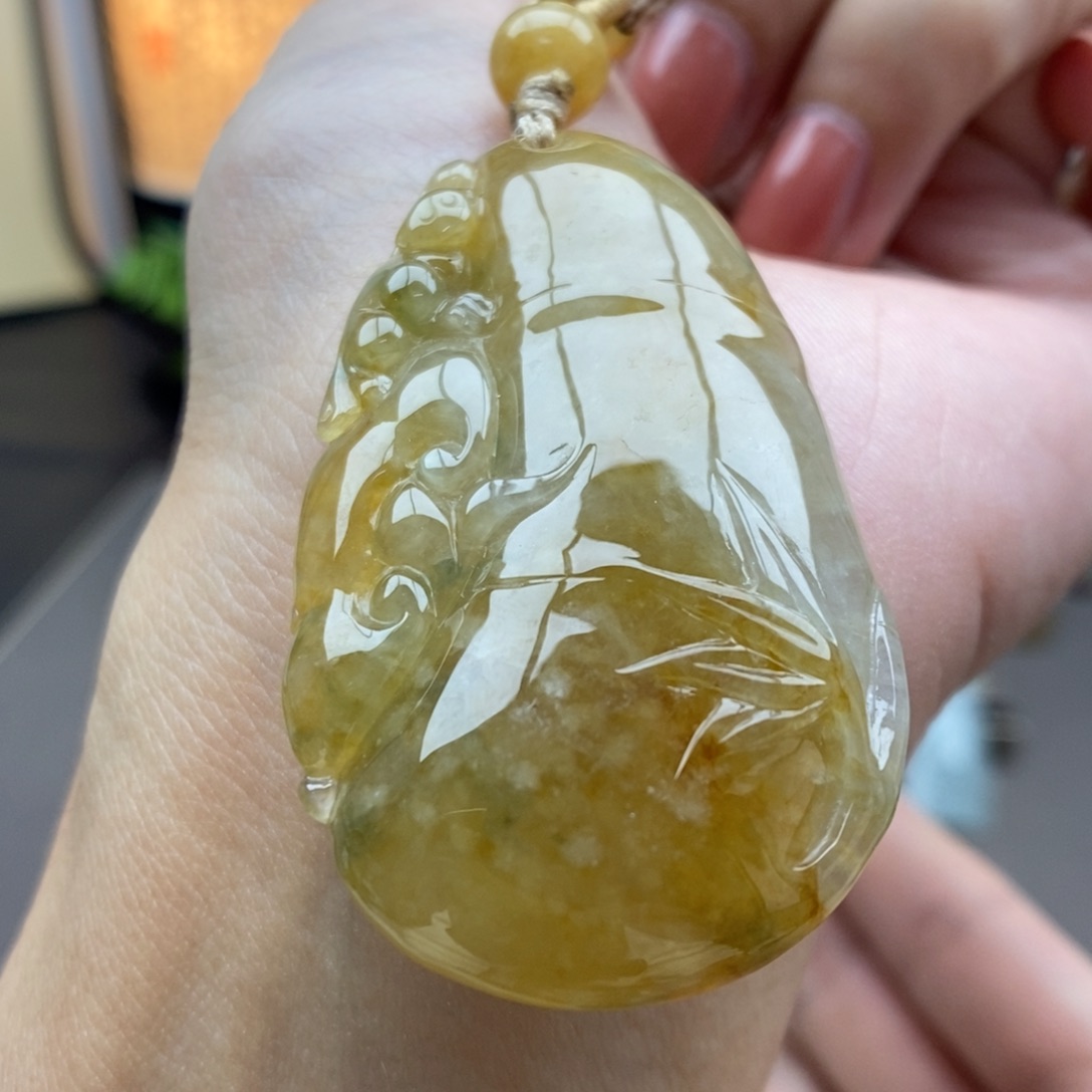 翡翠未镶嵌颈饰吊坠29