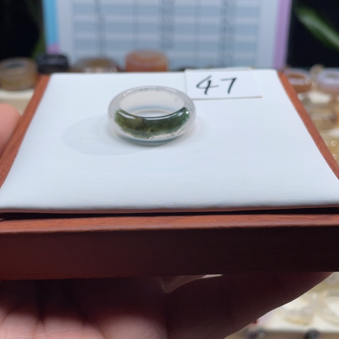 玛瑙/玉髓未镶嵌戒指Z19.2港20