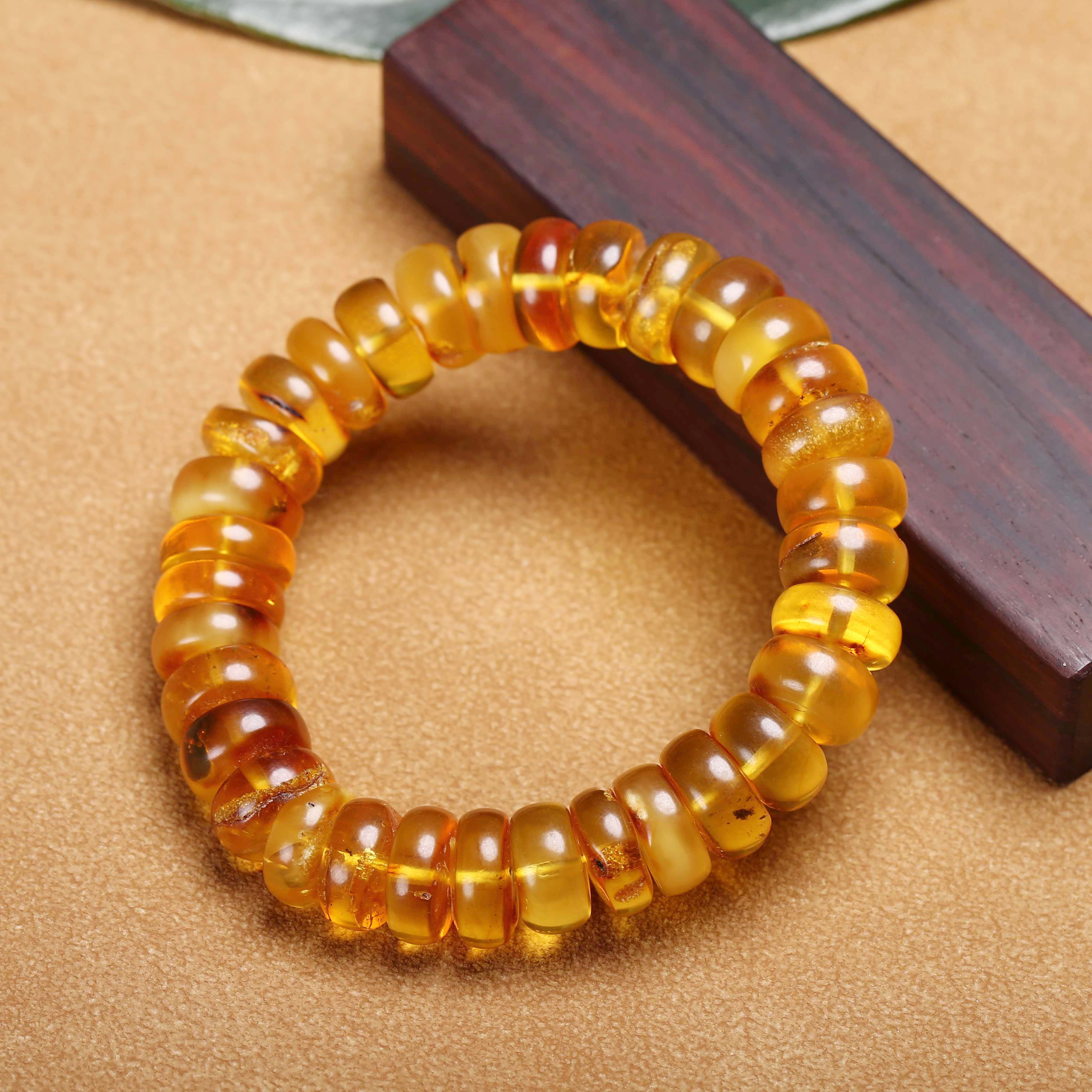 【济文阁】JXZW25010280二十世纪 琥珀手串