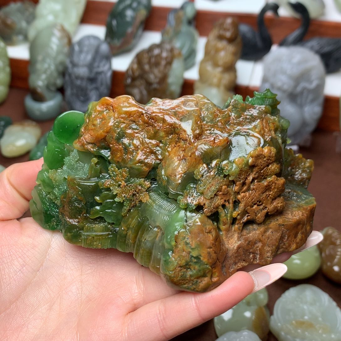 和田玉挂件未镶嵌江***往