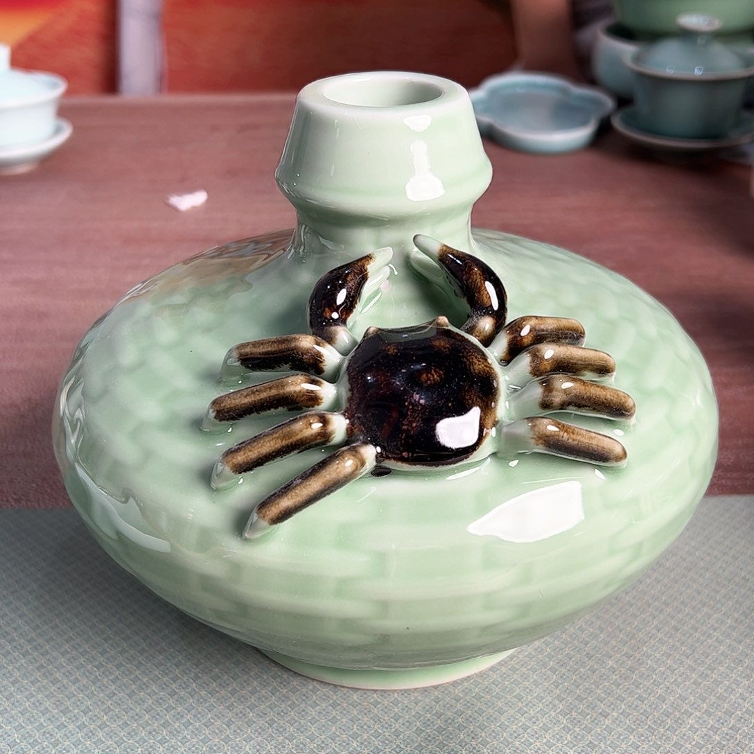 云间青瓷龙泉小米茶器