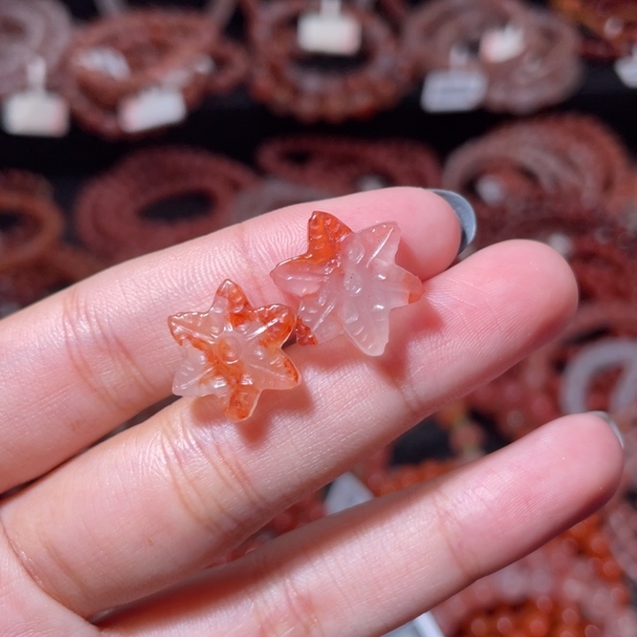 南红玛瑙未镶嵌雪花2117