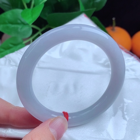 翡翠手镯未镶嵌    圆条55