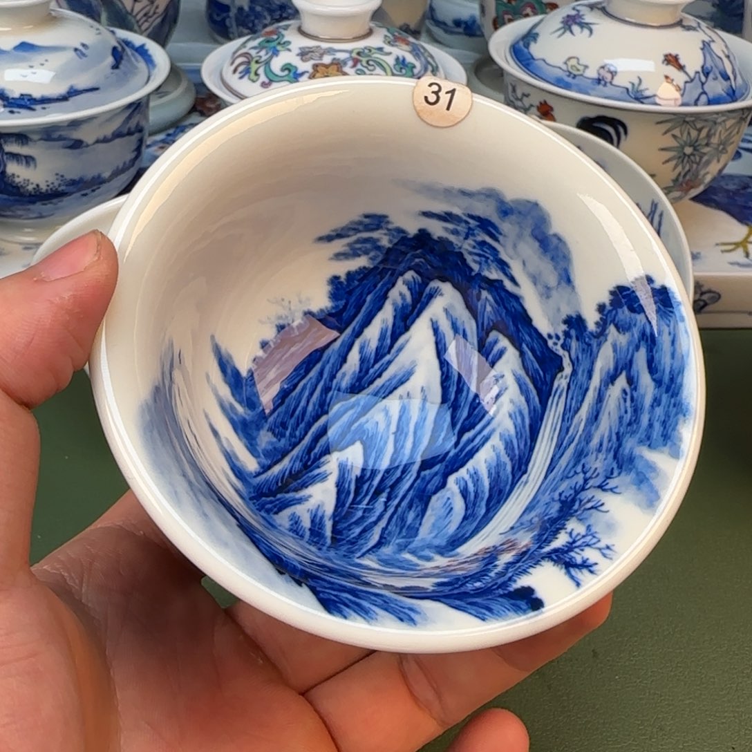 彦祖纯手工手绘茶具31