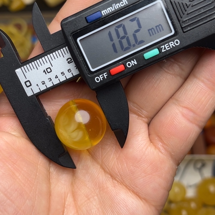 蜜蜡未镶嵌珠宝奇石天然蜜蜡散珠微瑕一粒198