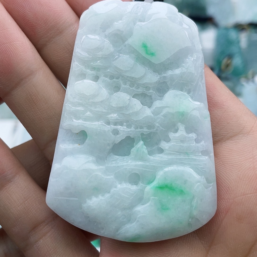 颈饰未镶嵌翡翠翡翠