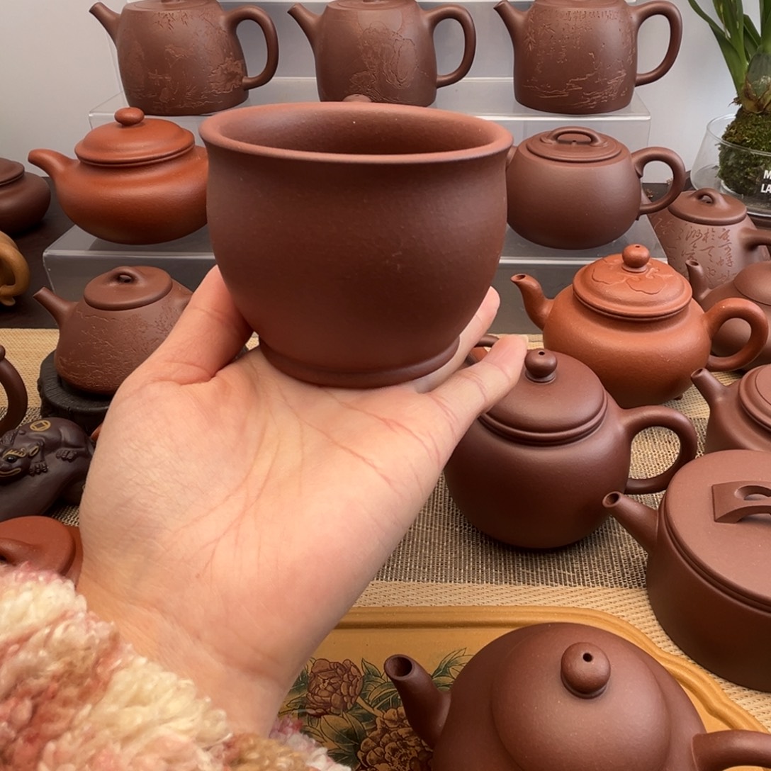 紫砂茶壶底槽清主人杯