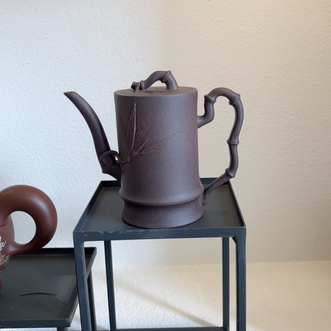 紫砂茶壶久**栏紫砂 原矿泥料