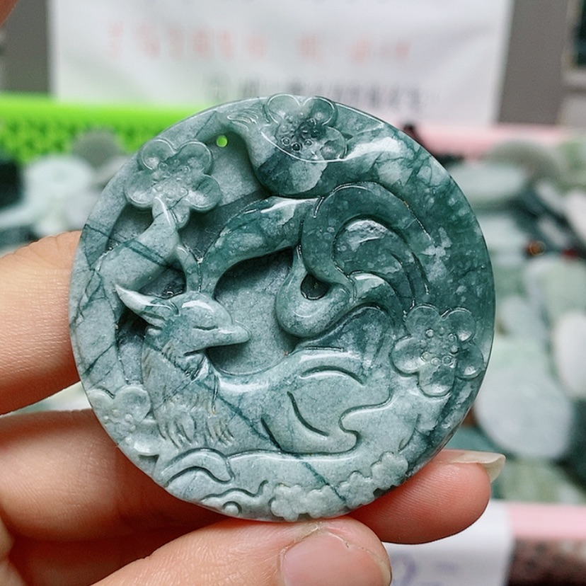 【闪购商品】翡翠颈饰未镶嵌纯天然