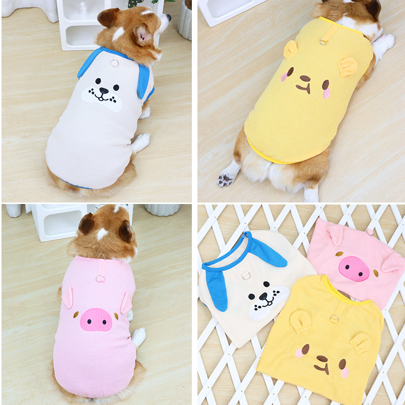 宠物狗狗衣服薄款透气背心柯基小型犬中型犬开春衣服2025新款春装