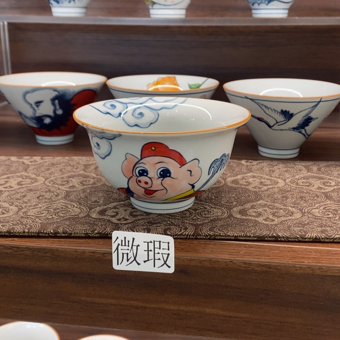 釉下彩手工绘制手工绘制