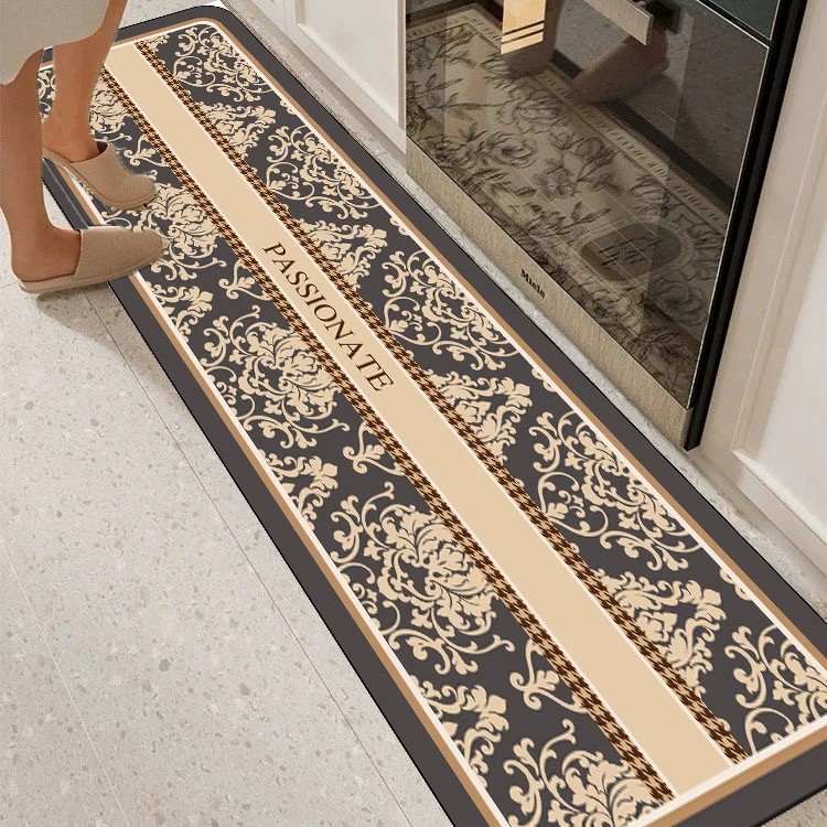 C005【40*160cm】硅藻泥入户门里门外垫喜庆玄关防滑免洗地毯地垫