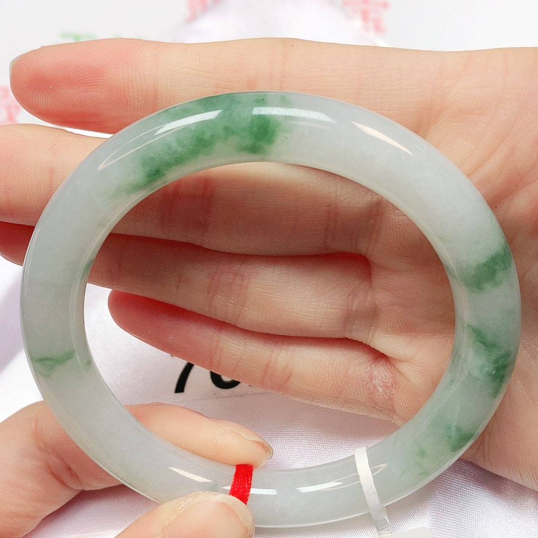 未镶嵌手镯翡翠翡翠手镯56圆