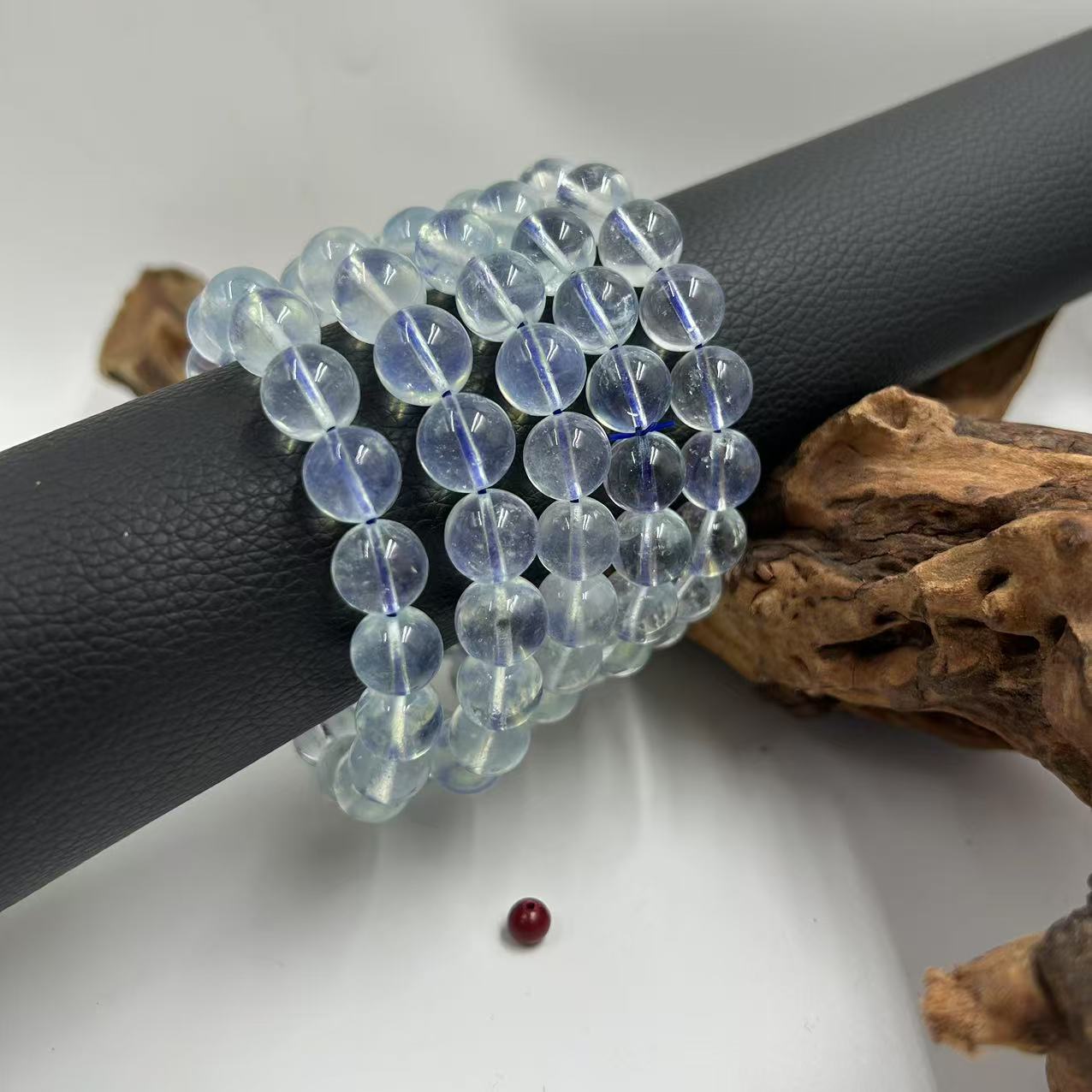    【云上珠宝】Z557  超圣光海蓝宝手串 多样性发其一