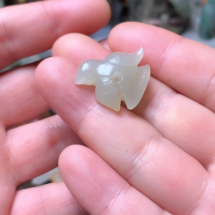 未镶嵌和田玉（糖玉）挂件小**腾