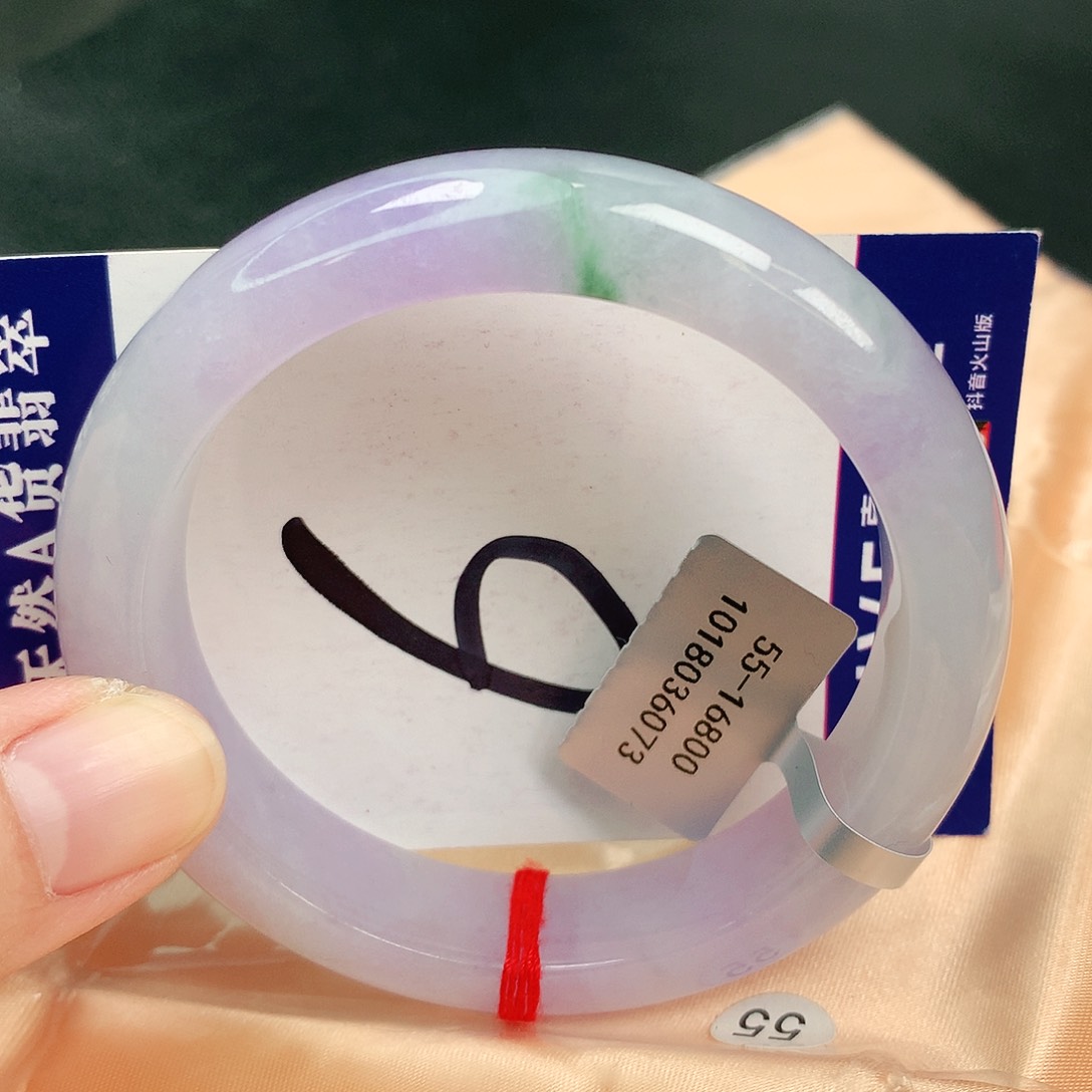 翡翠手镯未镶嵌缅甸天然A货翡翠