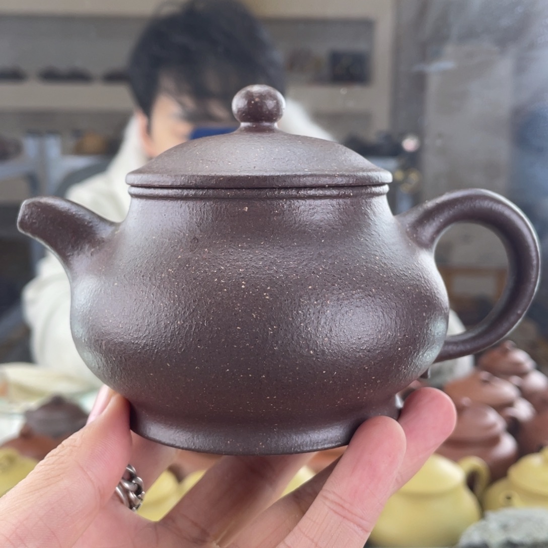 茶壶紫砂260cc平台底槽清茶壶