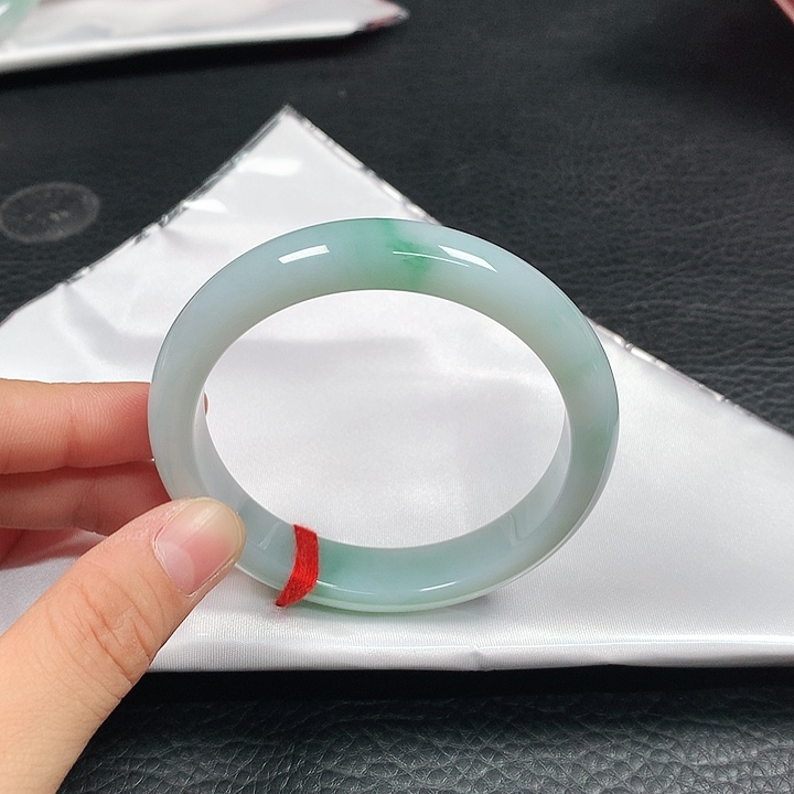 未镶嵌手镯翡翠青*59圈