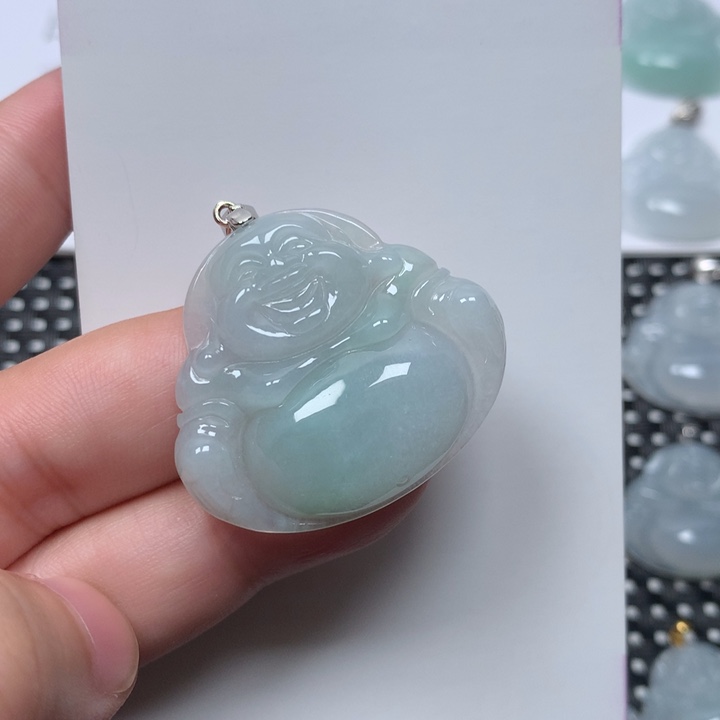 颈饰未镶嵌翡翠佛公