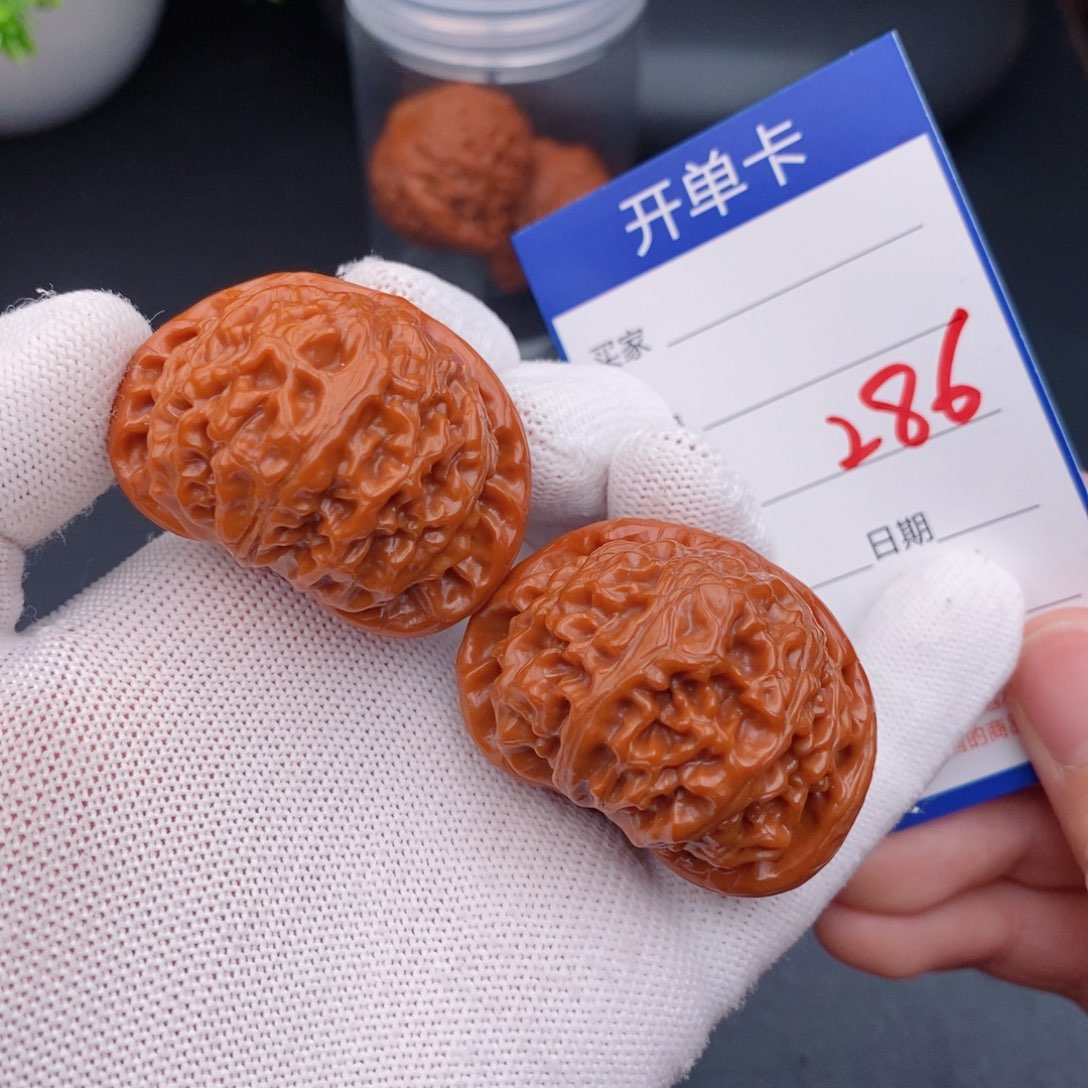 文玩核桃把件43宫灯286
