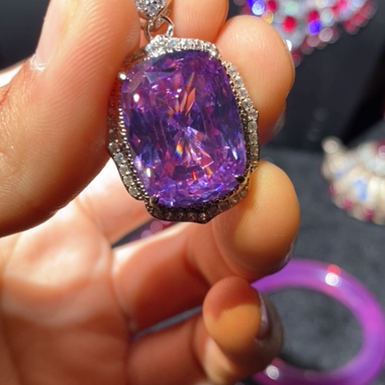 红宝石戒指银S925镶嵌