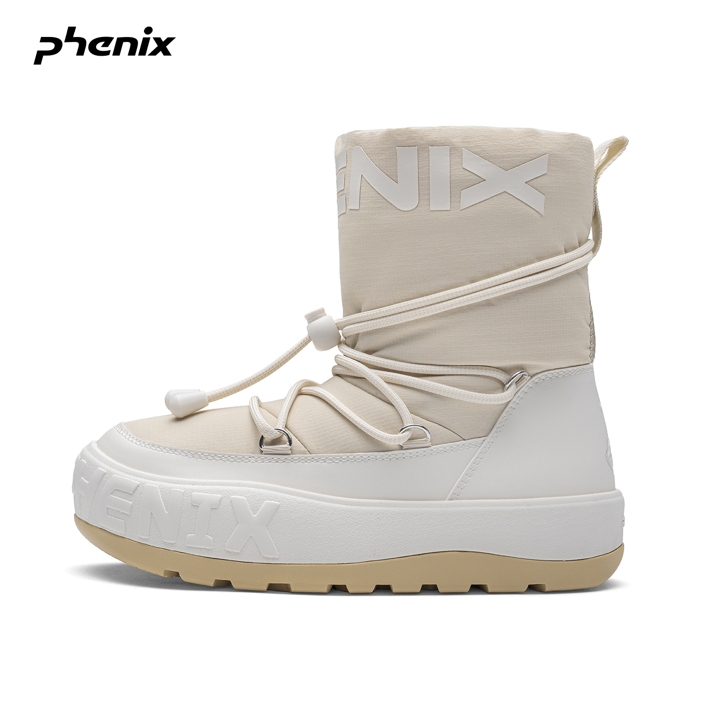 phenix菲尼克斯户外高帮雪地靴女款2025冬季新款加绒保暖厚底棉鞋