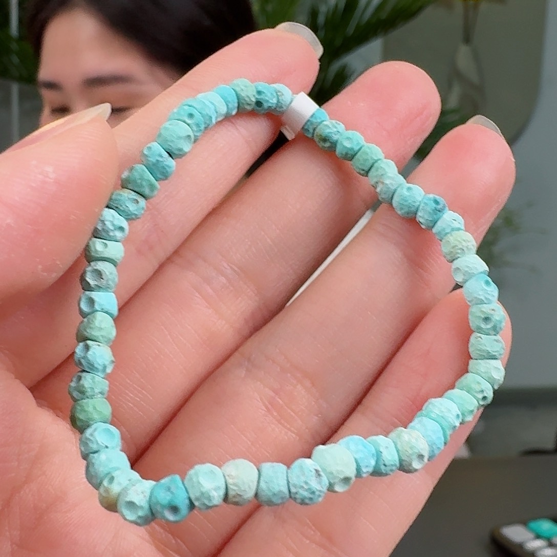 绿松石珠宝奇石未镶嵌