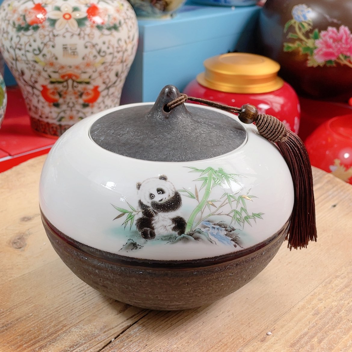 【闪购商品】罐陶瓷茶叶罐密封罐