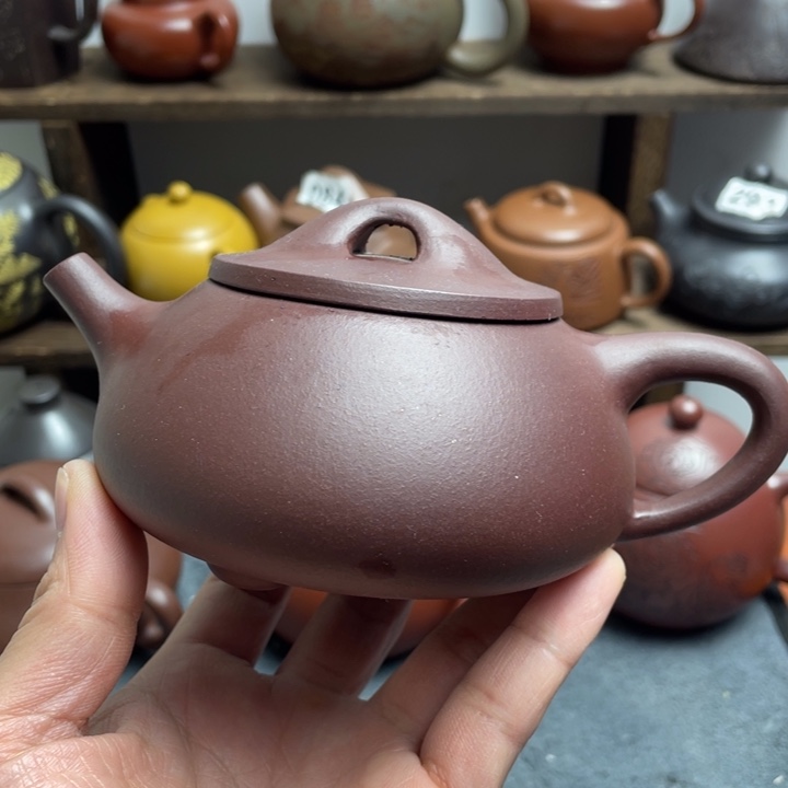 茶壶紫砂紫砂微瑕会流口水