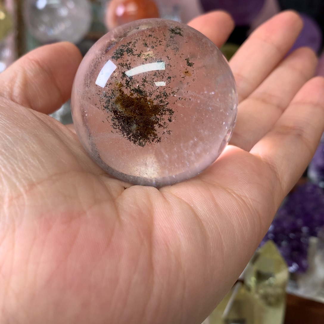 水晶珠宝半成品未镶嵌幽灵