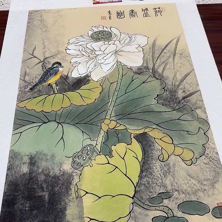 国画雷鸣东老师展览原作
