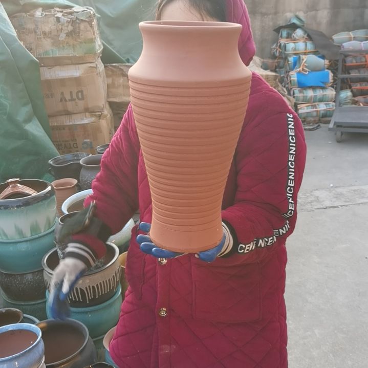 红陶口16高37瑕疵