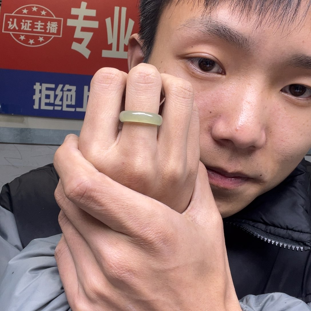 和田玉颈饰未镶嵌多样性钢板料戒圈