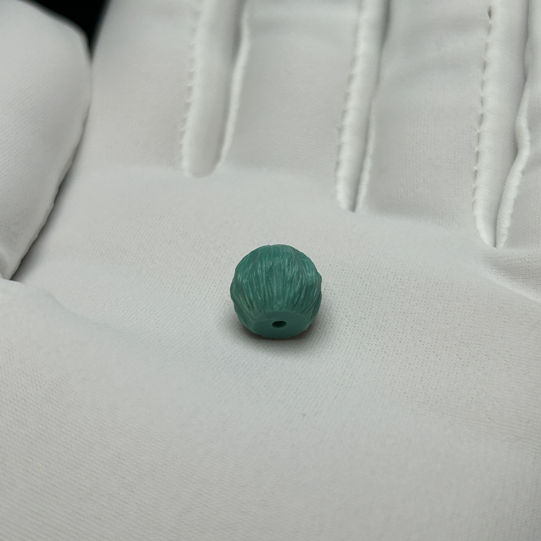 原矿高瓷绿松石百香老型     尺寸9.5*5