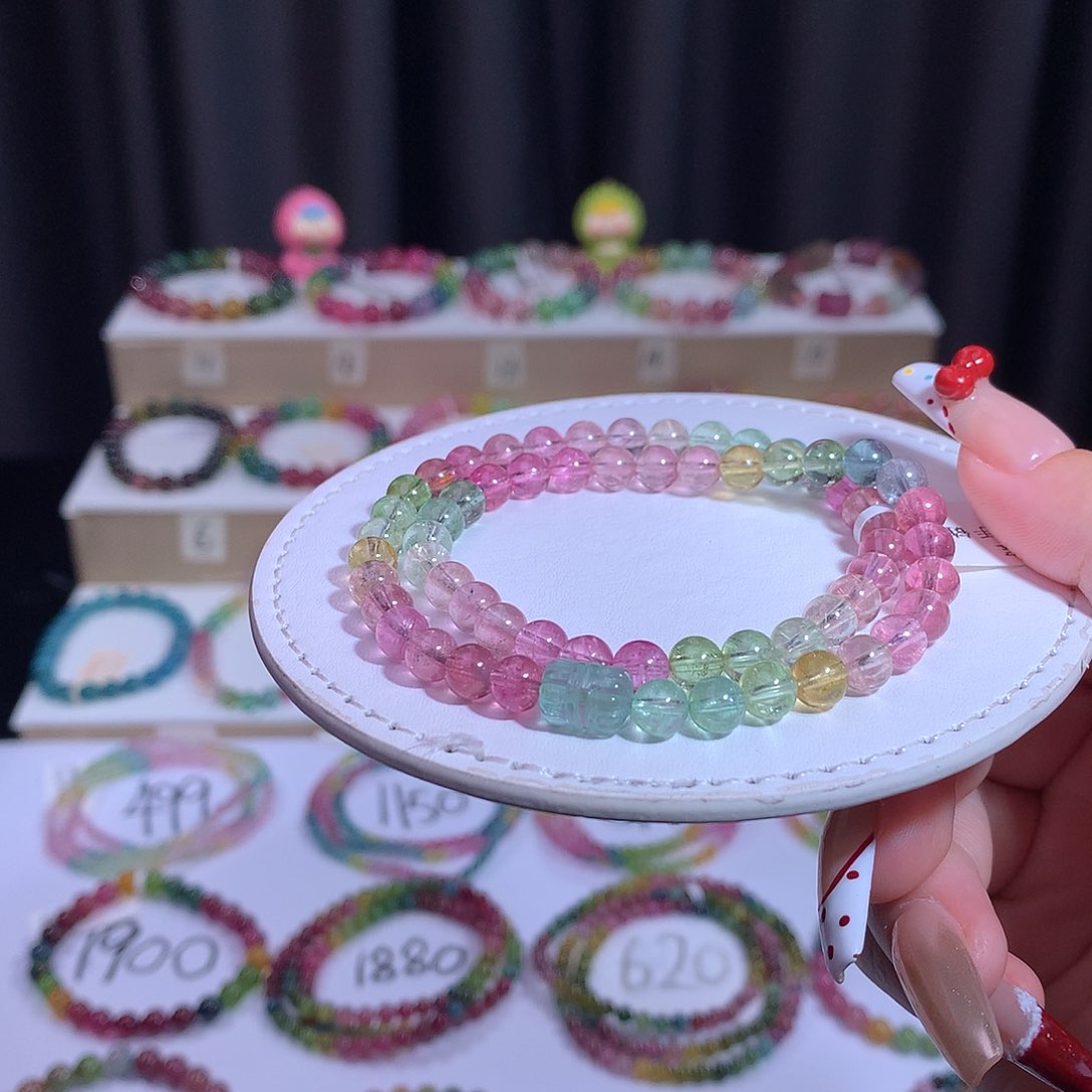 碧玺手链未镶嵌碧玺